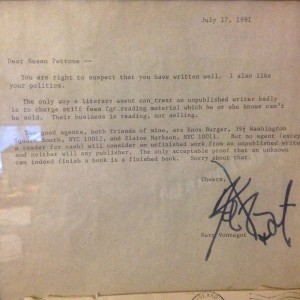 vonnegut letter